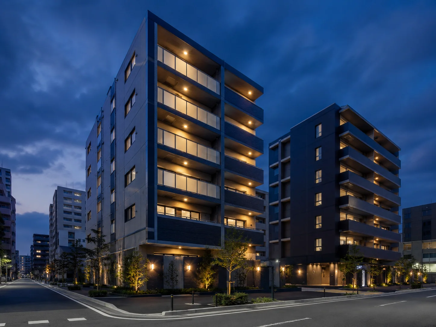 福岡の収益不動産売買をイメージしたマンション
